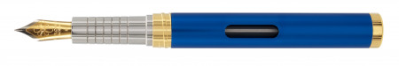Diplomat NeXus Fountain Pen - Blue Gold Trim